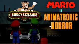 THE WAIT IS OVERITS FINALLY HERE ALL NEW MARIO IN ANIMATRONIC HORROR 2 NIGHT DEMO PART 1 [upl. by Hollander]