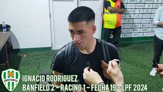 Ignacio Rodríguez  Banfield 2  Racing 1  Fecha 19  LPF 2024 [upl. by Sinnej]