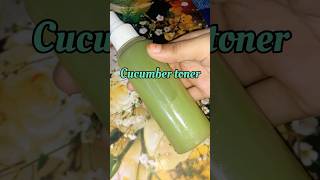 Cucumber face toner  toner for nourishing and glowing skin  Homemade Cucumber toner shorts [upl. by Rosenkrantz357]