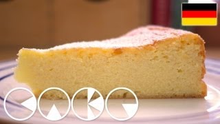 KÄSEKUCHEN OHNE BODEN plus Rezept [upl. by Enuj]