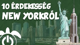 TOP 10 Érdekesség New Yorkról 🗽 [upl. by Coffin]