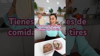 Receta Saludable para utilizar sobrantes de comida Fácil de llevar Comida o Cena shorts addy [upl. by Gant]