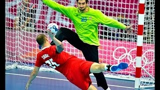 Top 4 Crazy Handball Goalkeeper Goals [upl. by Dayir]