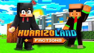 Review de Server factions para Minecraft bedrock  Huarizoland 🔥🎉 [upl. by Astri]