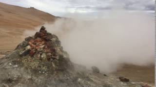 Hveraröndor Hverir  Namafjall Steam Springs in Iceland [upl. by Swart146]