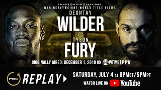 PBC Replay Deontay Wilder vs Tyson Fury 1  Full PPV Fight Card [upl. by Nahej]