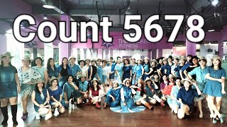 Count 5678  Line Dance Intermediate [upl. by Ailelc664]