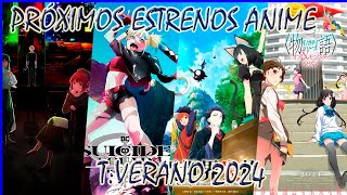 ESTRENOS ANIME VERANO 2024 [upl. by Mihsah]