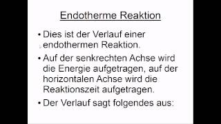 Endotherme Reaktion [upl. by Ettelra]