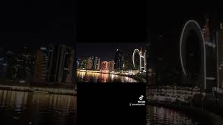 Amazing view of Dubai Canal from Downtown Dubai burjkhalifashorts burjkhalifa [upl. by Zeeba]