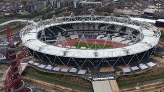 Londons Olympic Stadium Built In 2 Minutes [upl. by Asilec]