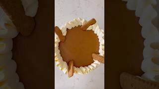 Biscoff pumpkin cheesecake cheesecake biscoff thanksgiving viralvideo [upl. by Cooe949]