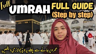 UMRAH GUIDE Step By Step 2024🕋  Umrah k liye kon se Gate  Need to know before UMRAH  Umrah 2024🕋 [upl. by Danforth]