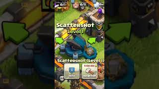 Scattershot Need High Gold storage for Level 2 clashofclans scattershot [upl. by Gyasi942]