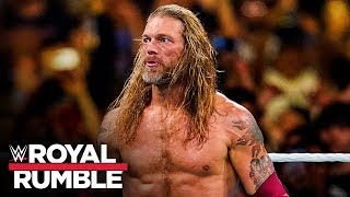 Edge returns at Royal Rumble and delivers vicious Spears Royal Rumble 2020 WWE Network Exclusive [upl. by Silra]