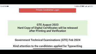 Important News about Typewriting COA Certificate Shorthand Certificate [upl. by Klehm]