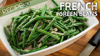 Best Side Dish Green beans French Style [upl. by Llehcram]