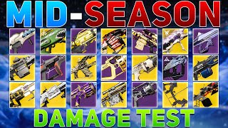 Has the MidSeason Sandbox Update Shifted the METAH Damage Testing  Destiny 2 Season of the Wish [upl. by Audri]