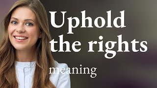 Upholding Rights A Fundamental Concept in English [upl. by Symon677]