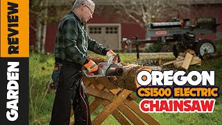 🏕️ Oregon Cs1500 Electric Chainsaw Review In 2023 [upl. by Idnahr932]