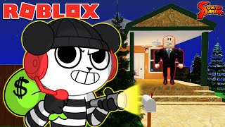 I GOT CAUGHT IN ROBLOX SNEAK THIEF Lets Play with Combo Panda [upl. by Yllitnahc]