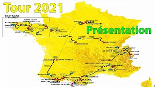 Tour de France 2021  Présentation du parcours avis analyse [upl. by Cibis649]