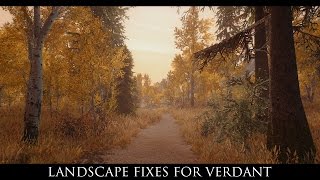 Skyrim SE Mods Landscape Fixes For Verdant Grass SE [upl. by Rozina]