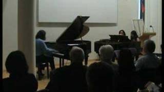 Brahms Piano Concerto No1 d minor on 2 pianos part 2 of 6 [upl. by Rooker]