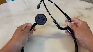 3M 5803 Littmann Classic III Black Edition Chestpiece Monitoring Stethoscope Review [upl. by Tuppeny]