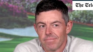 Psychologically scrambled Rory McIlroy exits Masters press conference early [upl. by Oringa]