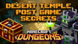 DESERT TEMPLE 100  POST GAME Secrets All Chests MINECRAFT DUNGEONS [upl. by Drofyar331]