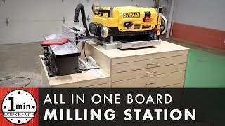 Jointer amp Planer Stand with Dust Collection [upl. by Srednas765]