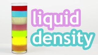 Liquid density experiment [upl. by Omixam]