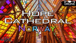 Håpets Katedral Fredrikstad Norway  Cinematic Drone Video 4k [upl. by Horn]