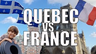 France vs Quebec  Differences Between France amp Quebec French [upl. by Theodor]