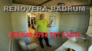 Renovera badrum Ut med det gamla [upl. by Cowie]