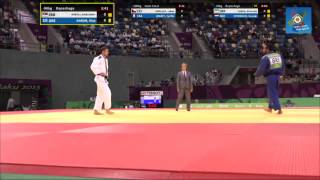 Ilias Iliadis vs Aleksandar Kukolj European games Baku 2015 [upl. by Nimaynib23]