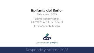 Responde y Aclama 2025  Epifanía  Salmo [upl. by Chev]