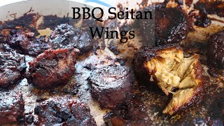 FlourWashed Seitan Magic Vegan BBQ Wings Recipe That Will Blow Your Mind [upl. by Ikcaj]