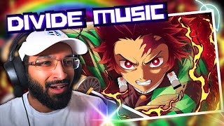 TANJIRO SONG  quotReAlignquot  Divide Music Ft Johnald REACTION [upl. by Homer]