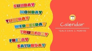 Class 3 Maths  Calendar  Teach Months and Days for Kids  CBSE [upl. by Inaliak258]