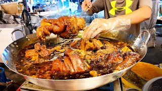 Amazing BANGKOKs STREET FOOD at Liab Duan Night Market  Thailand Street Food [upl. by Niwdla]