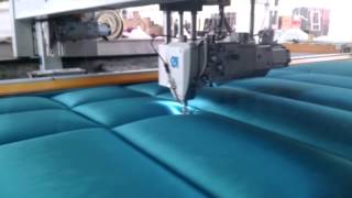 FALCON  Double Needle Quilting Machine  UPHOLSTERY [upl. by Eva]