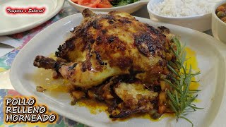 POLLO RELLENO PARA NAVIDAD AÑO NUEVO Y TODO EL AÑO Delicioso [upl. by Haroppiz]