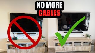 How to Hide Your TV Wires  EASY [upl. by Asuncion]