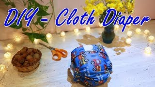 DIY  Cloth diaper with FREE pattern [upl. by Hcirdeirf]