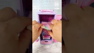 Satisfying with Unboxing amp Review Miniature School Locker Set Toys Kitchen Video  ASMR Videos [upl. by Tamis394]