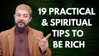 19 Practical and Spiritual Tips To Be Rich  You will only find them in this video islamictips [upl. by Nyvets]