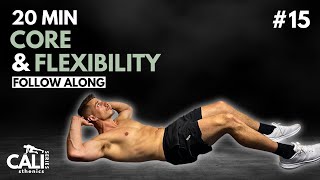 20 Min CORE amp FLEXIBILITY ROUTINE  Day 15 [upl. by Elstan587]