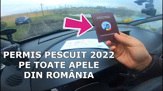 PERMIS PESCUIT 2022 PE TOATE APELE DIN ROMANIA si PRIMII CRAPI ai Anului 2022  Pescuit la Balta Ben [upl. by Oicnerual]